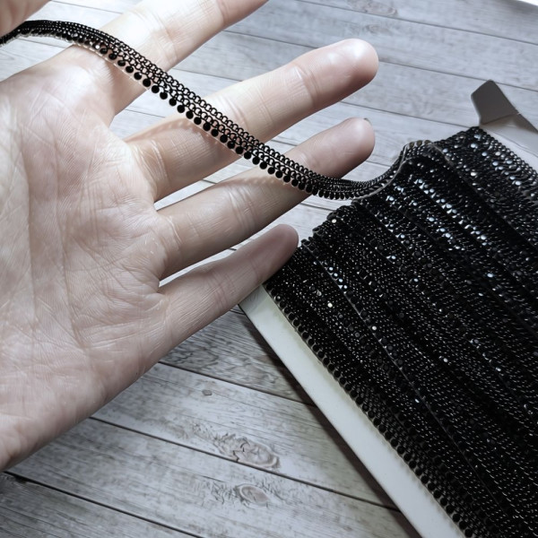 3m Borte zum Aufbügeln mit Kette 5mm