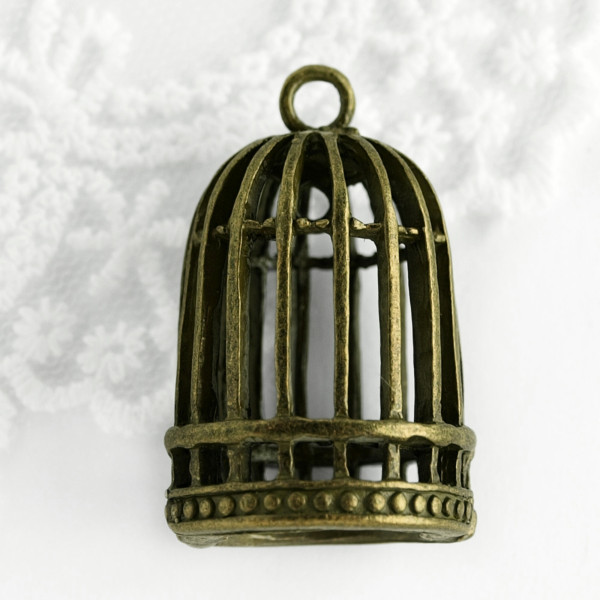 3D Käfig Anhänger