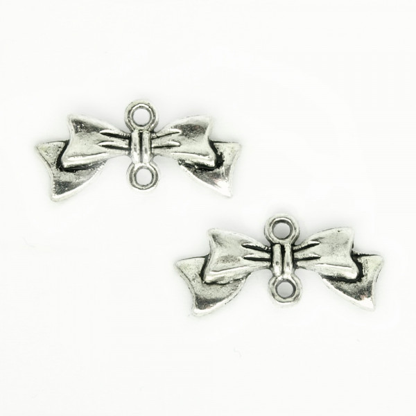 schleifen verbinder schmuck zubehör material kaufen anhänger silber