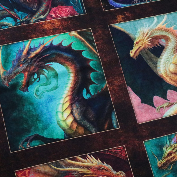 Limited Edition: Dragon Panel Kleine Quadrate